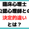 臨床心理士とは 公認心理師 違い