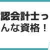 公認会計士 資格 とは