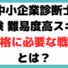 中小企業診断士 難易度