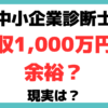 中小企業診断士 年収 現実