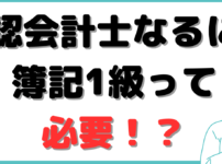 公認会計士 簿記1級 必要